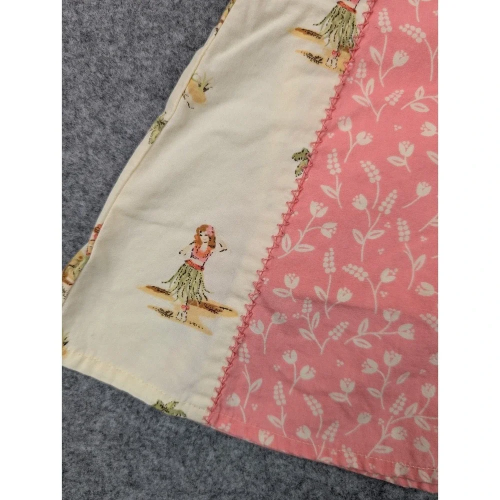 Vintage Gymboree Girls‎ Aloha Island Patchwork Skort Hula Pineapple Pink Green 5